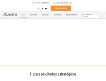 Tablet Screenshot of jexperts.com.br